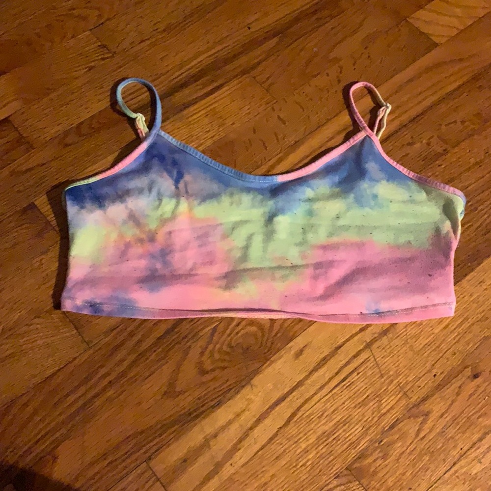 Tye dye crop top